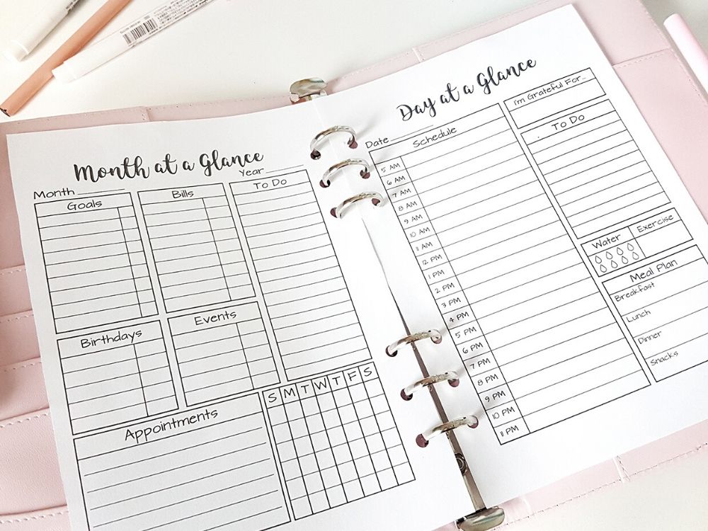 Printable:5jm1mgofhhw= Bullet Journal Template