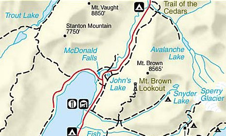 Printable:9evobw18hjg= Glacier National Park Map